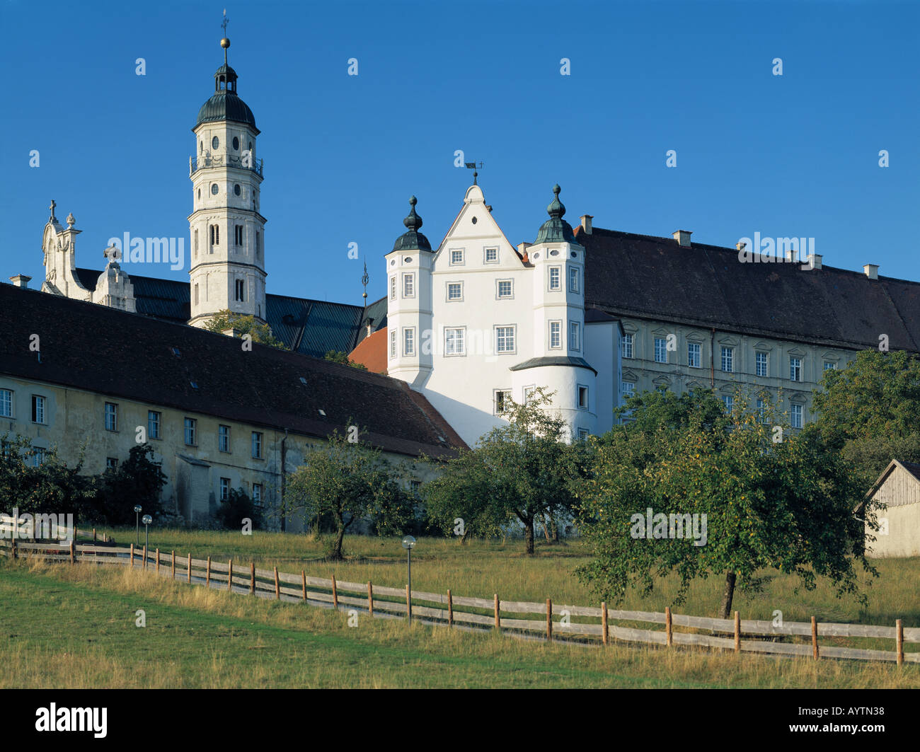 Benediktinerkloster und Abteikirche in Neresheim, Haertsfeld ...