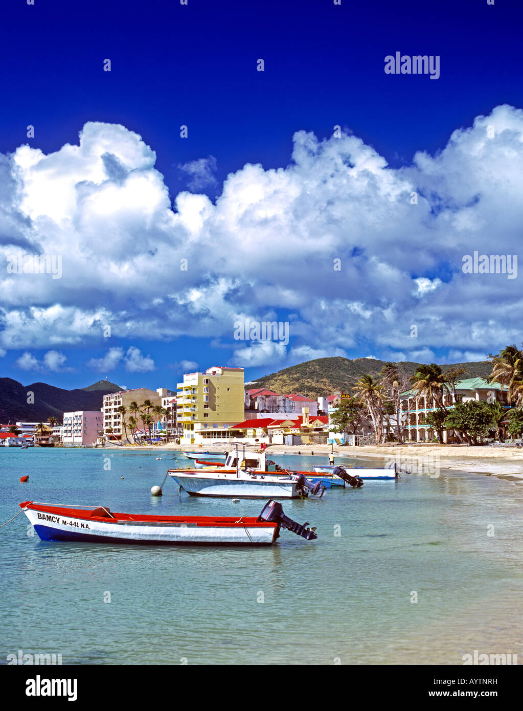 0478 Philipsburg Sint Maarten Netherlands Antilles West Indies Caribbean Stock Photo