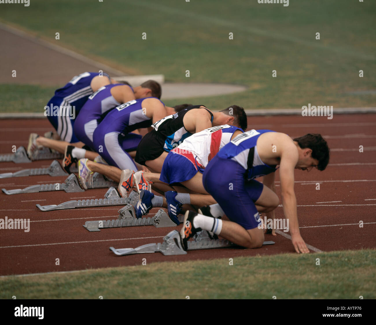 sports, athletics, race, run, running, men, starting runners, starting