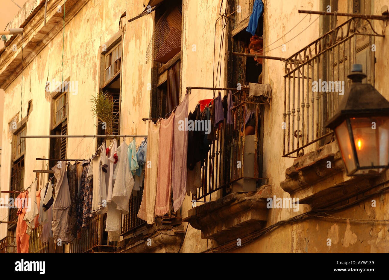 Clothesline exterior hi-res stock photography and images - Alamy