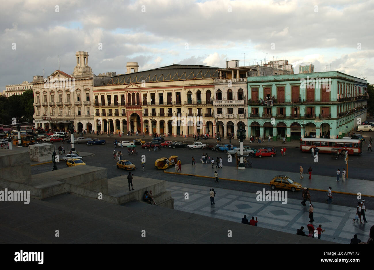 High angle view of a commercial building Havana Cuba Stock Photo