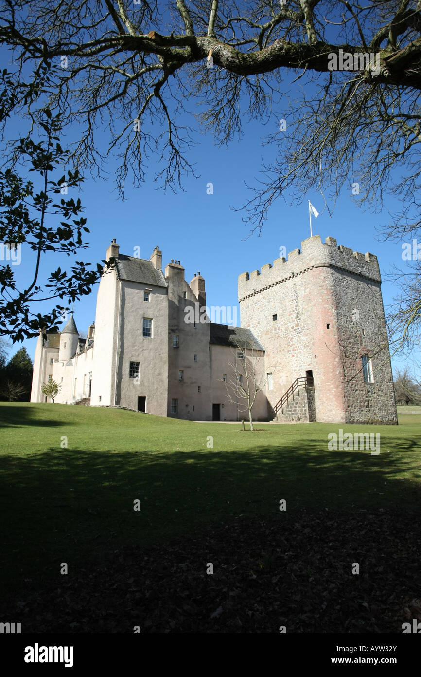 Historic Drum castle near Banchory, Aberdeenshire, Scotland, UK Stock