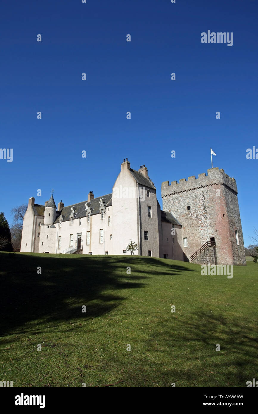Historic Drum castle near Banchory, Aberdeenshire, Scotland, UK Stock