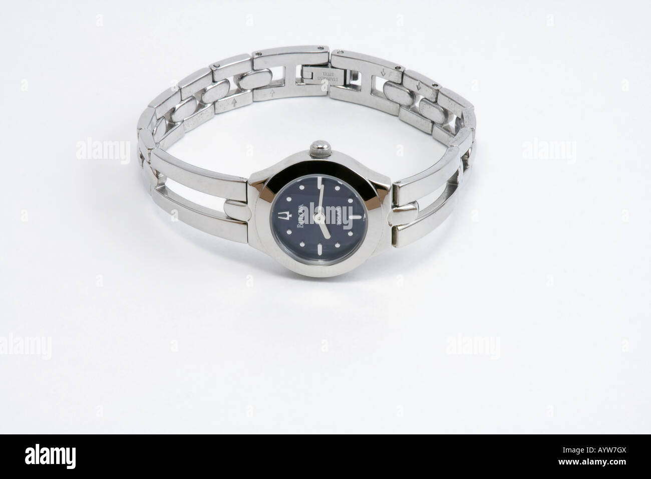 Ladies Watch in light box Stock Photo Alamy
