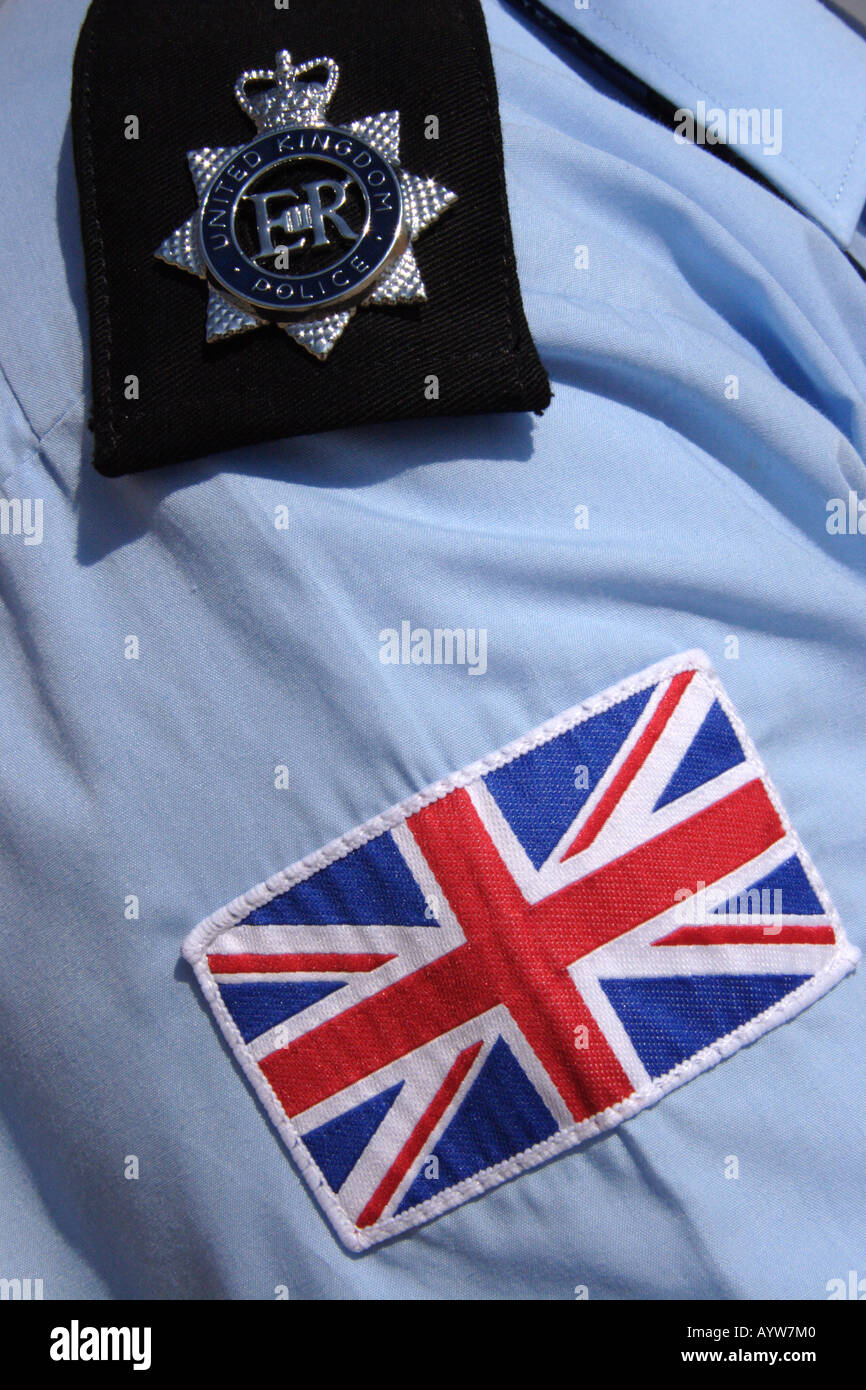 UK Police uniform Stock Photo