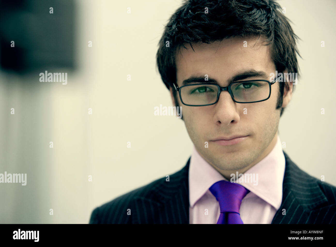 Smart young business man Stock Photo