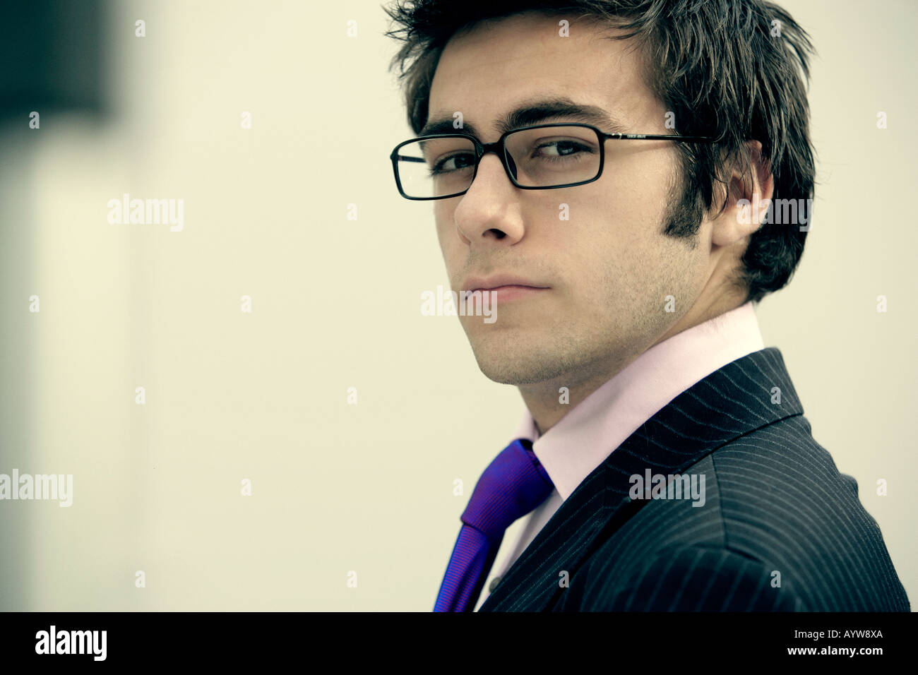 Smart young business man Stock Photo