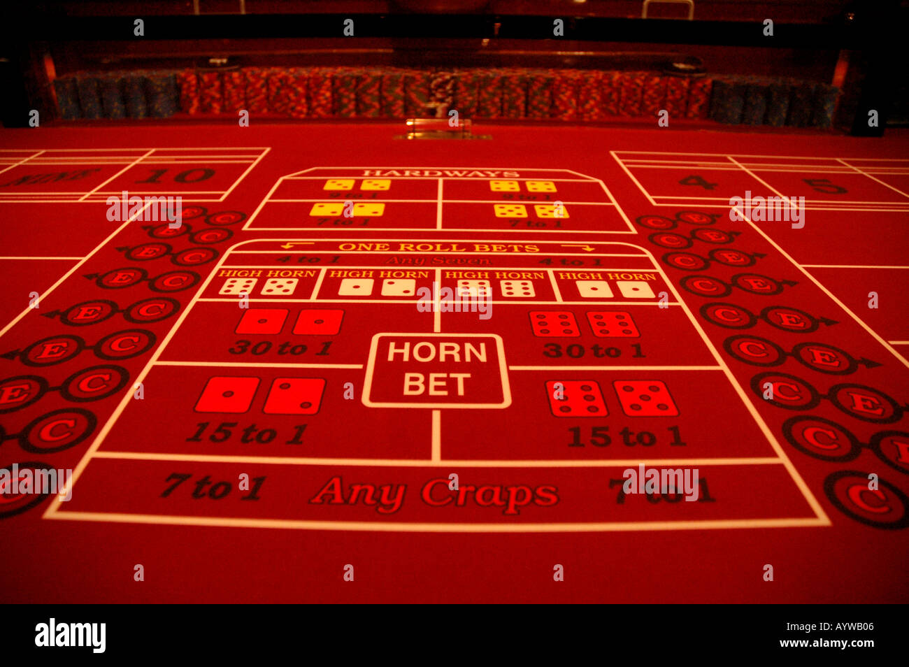 Gambling craps table cruise ship hires stock photography and images