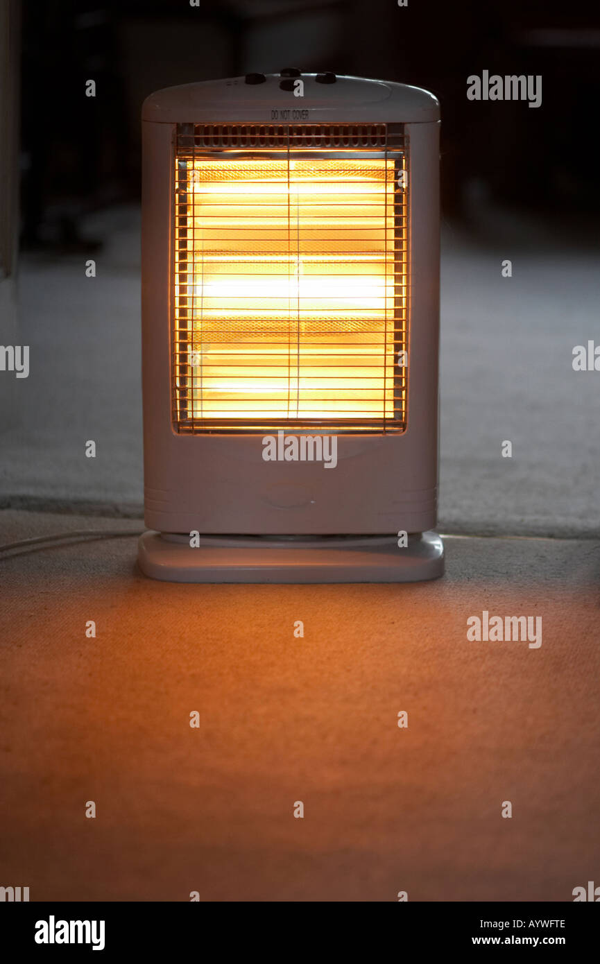 Halogen heating in the home Stock Photo - Alamy