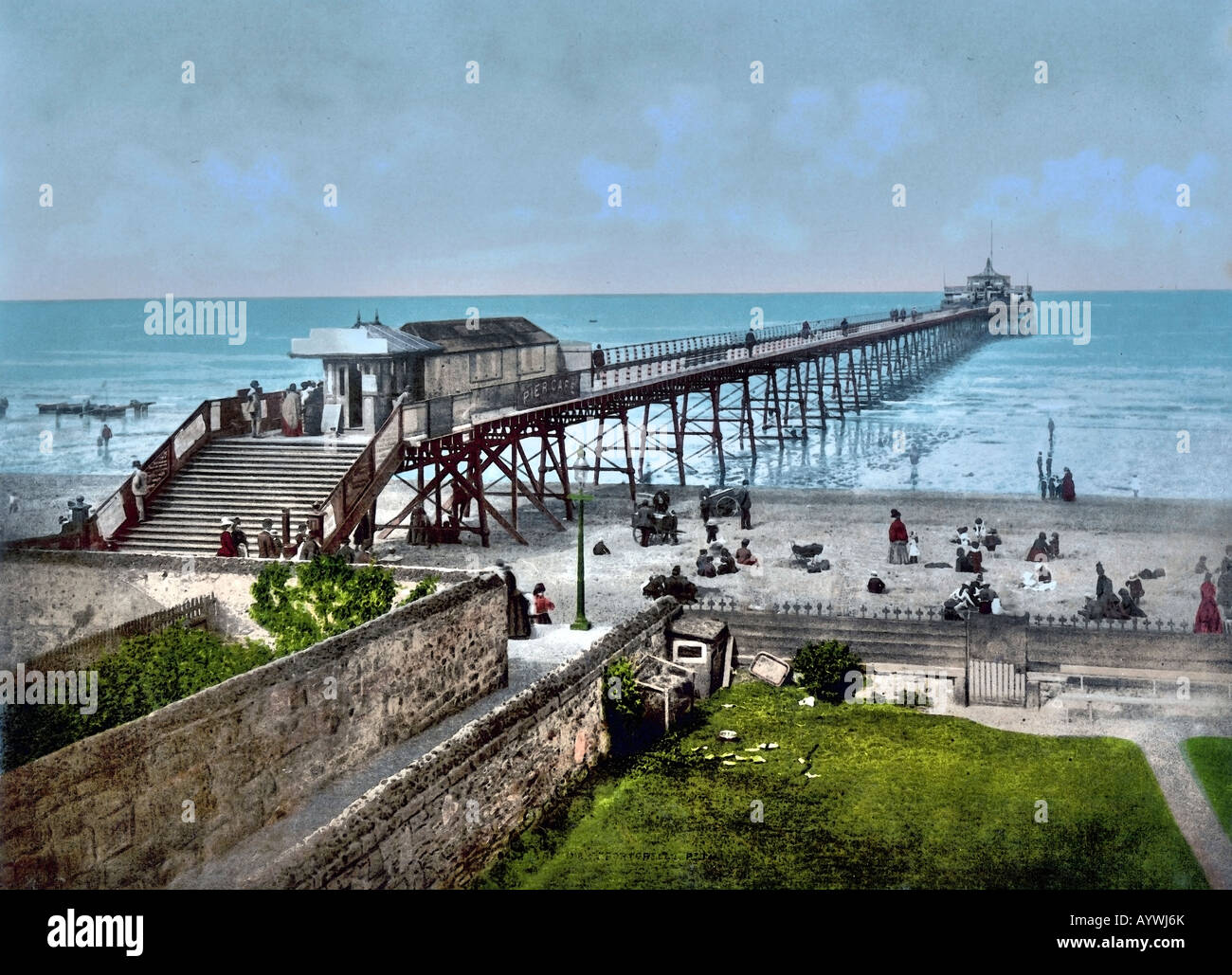 The pier and beach at Portobello, Scotland, UK Stock Photo Alamy