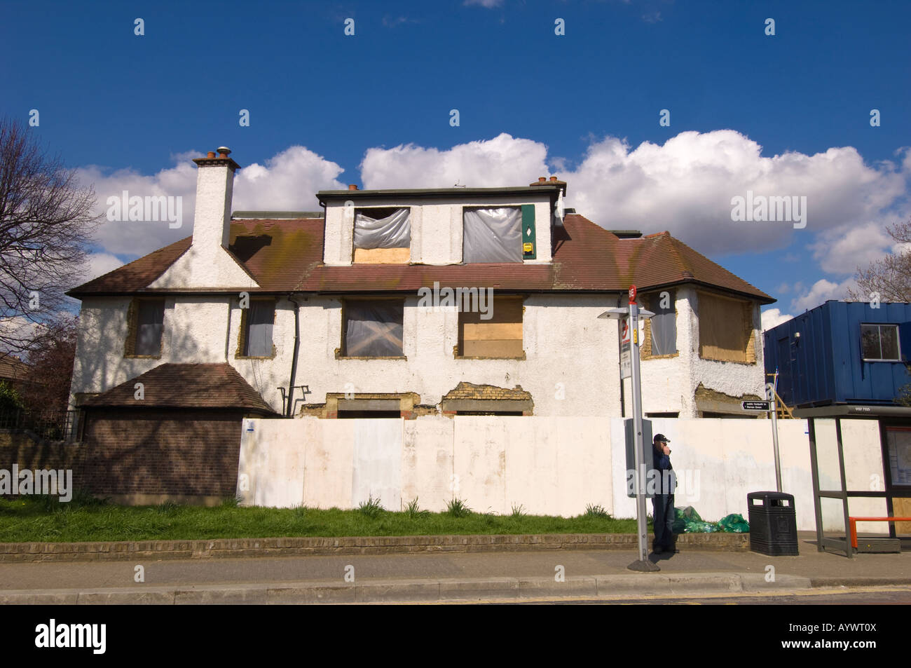 Private house being renovated and restored in Barnes SW13 London United Kingdom Stock Photo Alamy