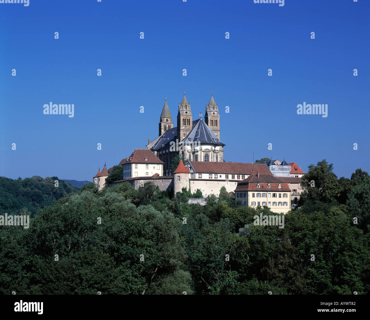 Benediktinerkloster Comburg, ehemals Gross-Comburg, Schwaebisch Hall ...