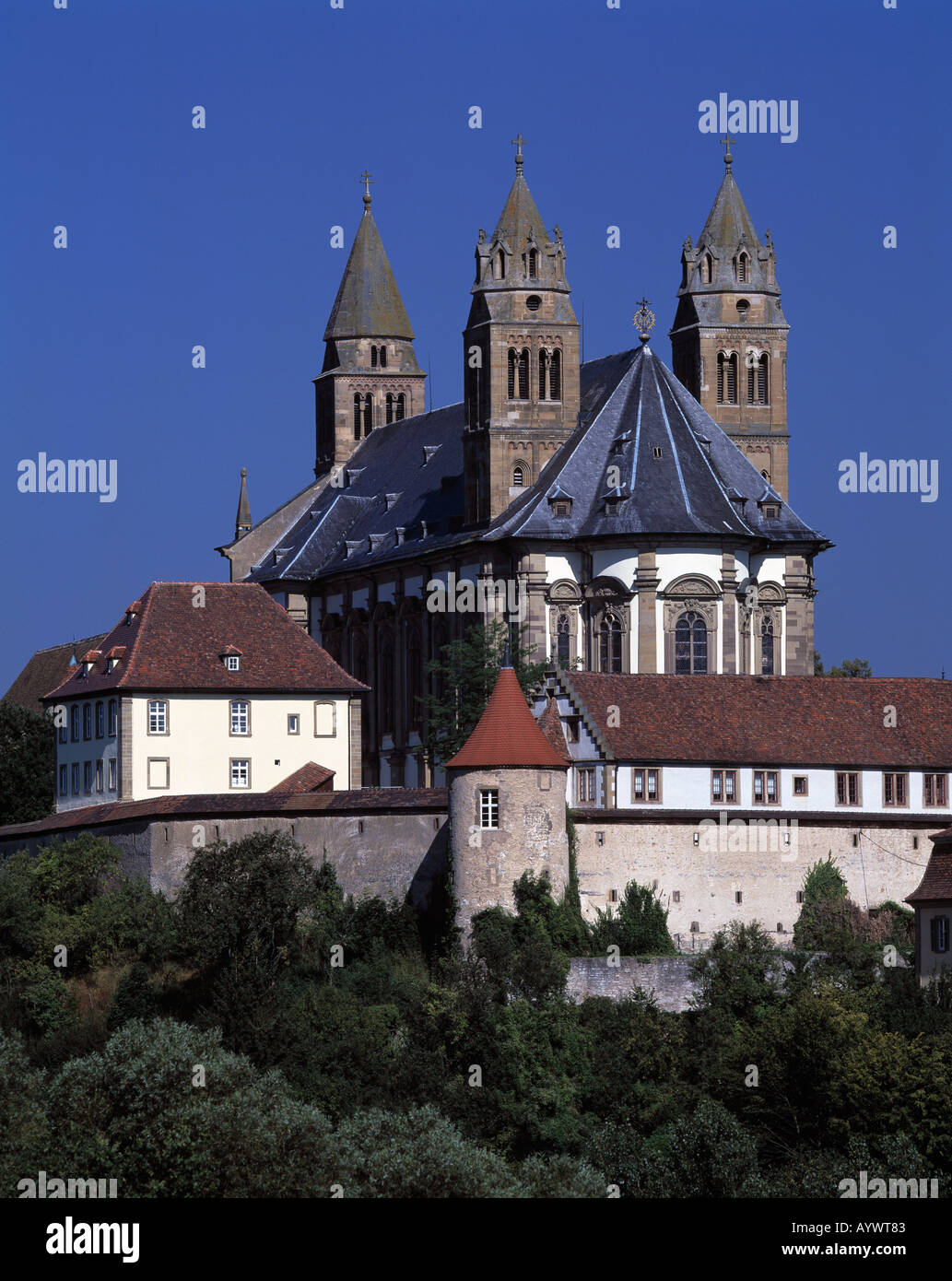 Benediktinerkloster Comburg, ehemals Gross-Comburg, Schwaebisch Hall ...