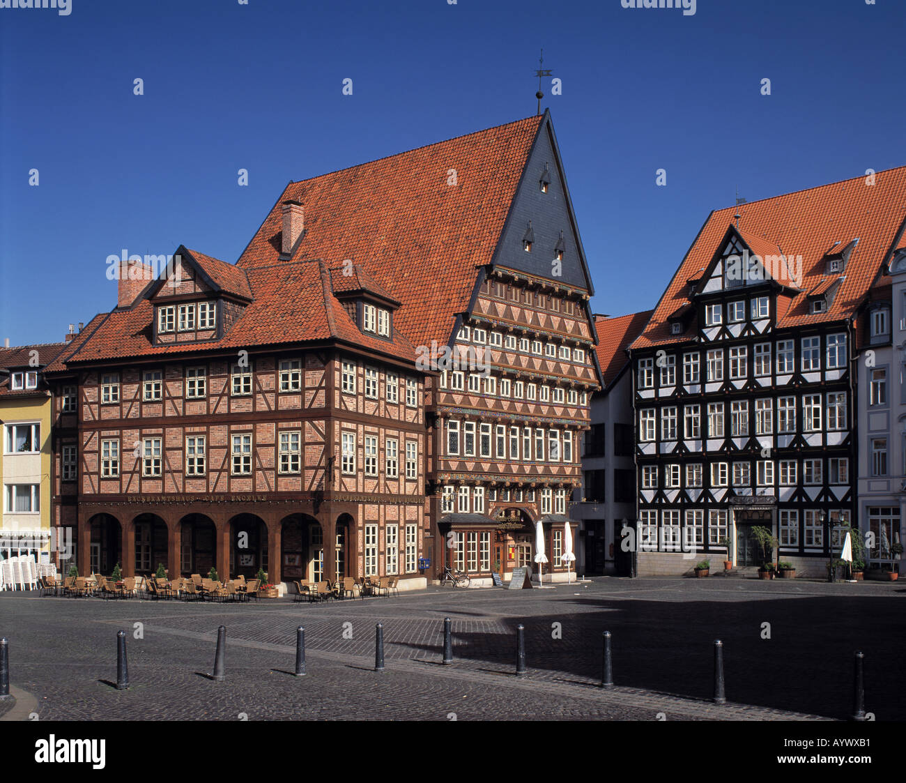 Marktplatz mit Baeckeramtshaus und Knochenhaueramtshaus ...