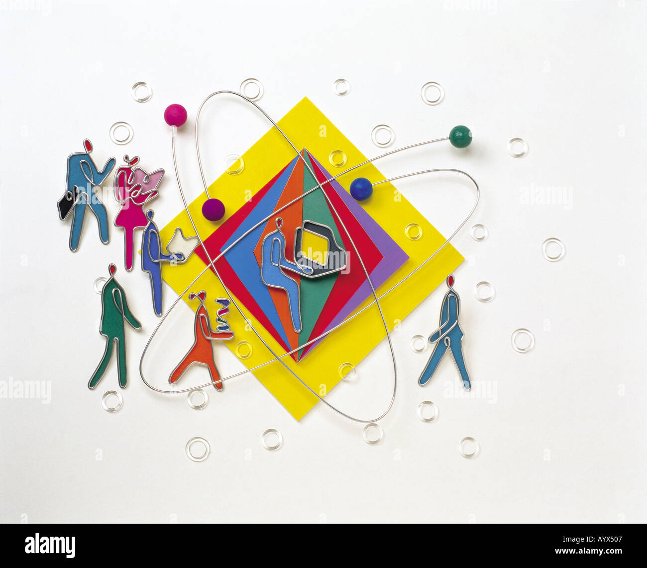 Wire Craft Vector Illustration Object Solid Craft Wire Craft Stock Photo - Alamy