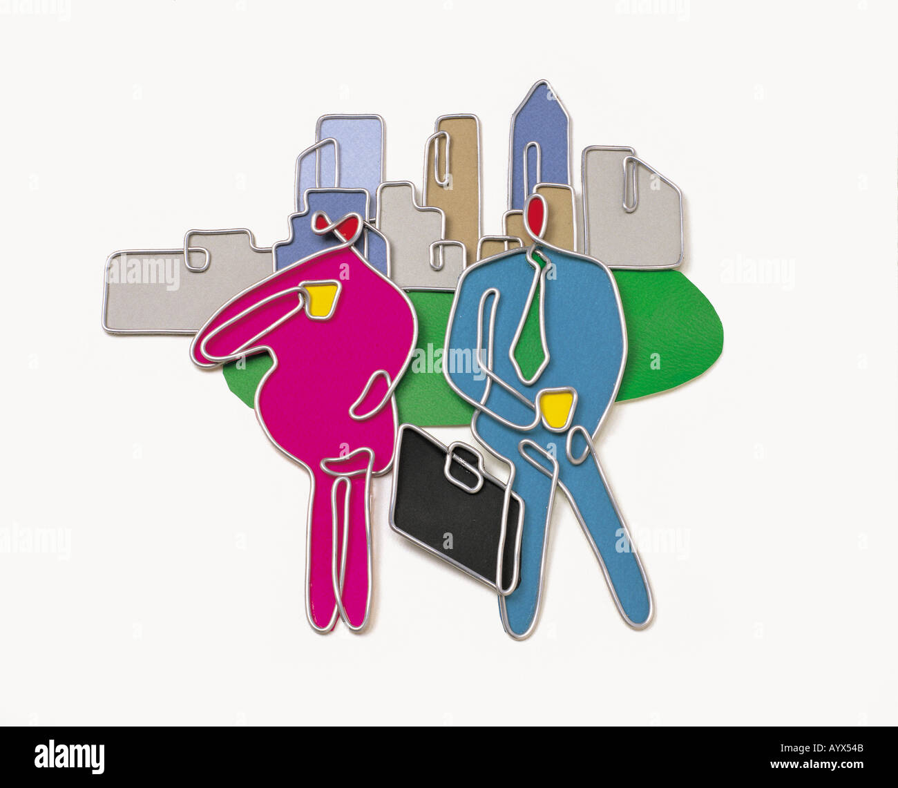 Wire Craft Vector Illustration Object Solid Craft Wire Craft Stock Photo - Alamy