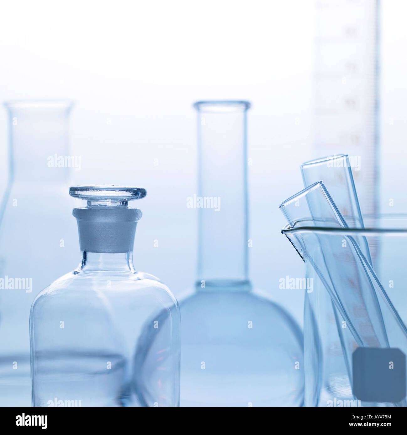 test tube and reagent bottle Stock Photo Alamy