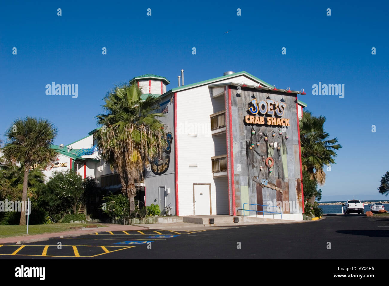 Joe's Crab Shack, Corpus Christi Marina, Corpus Christi Texas TX USA Stock Photo Alamy