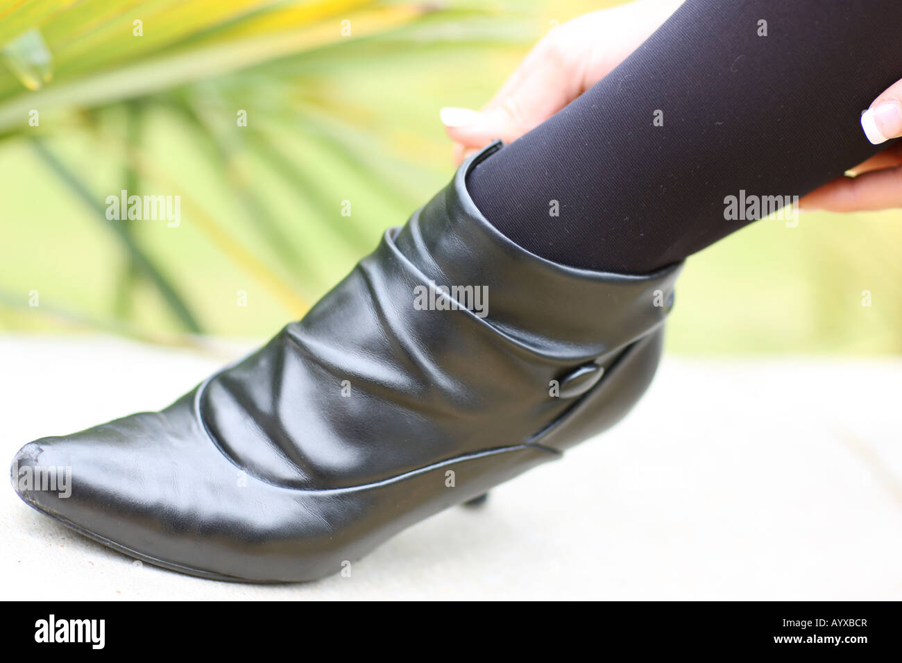 Heeled ankle boots hi-res stock photography and images - Alamy