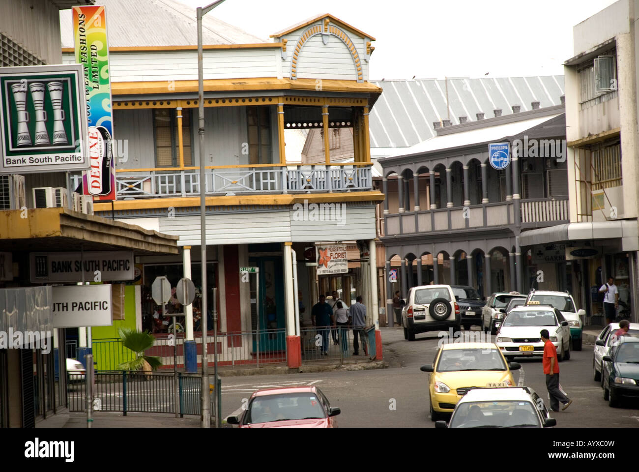 fiji suva renwick street Stock Photo Alamy