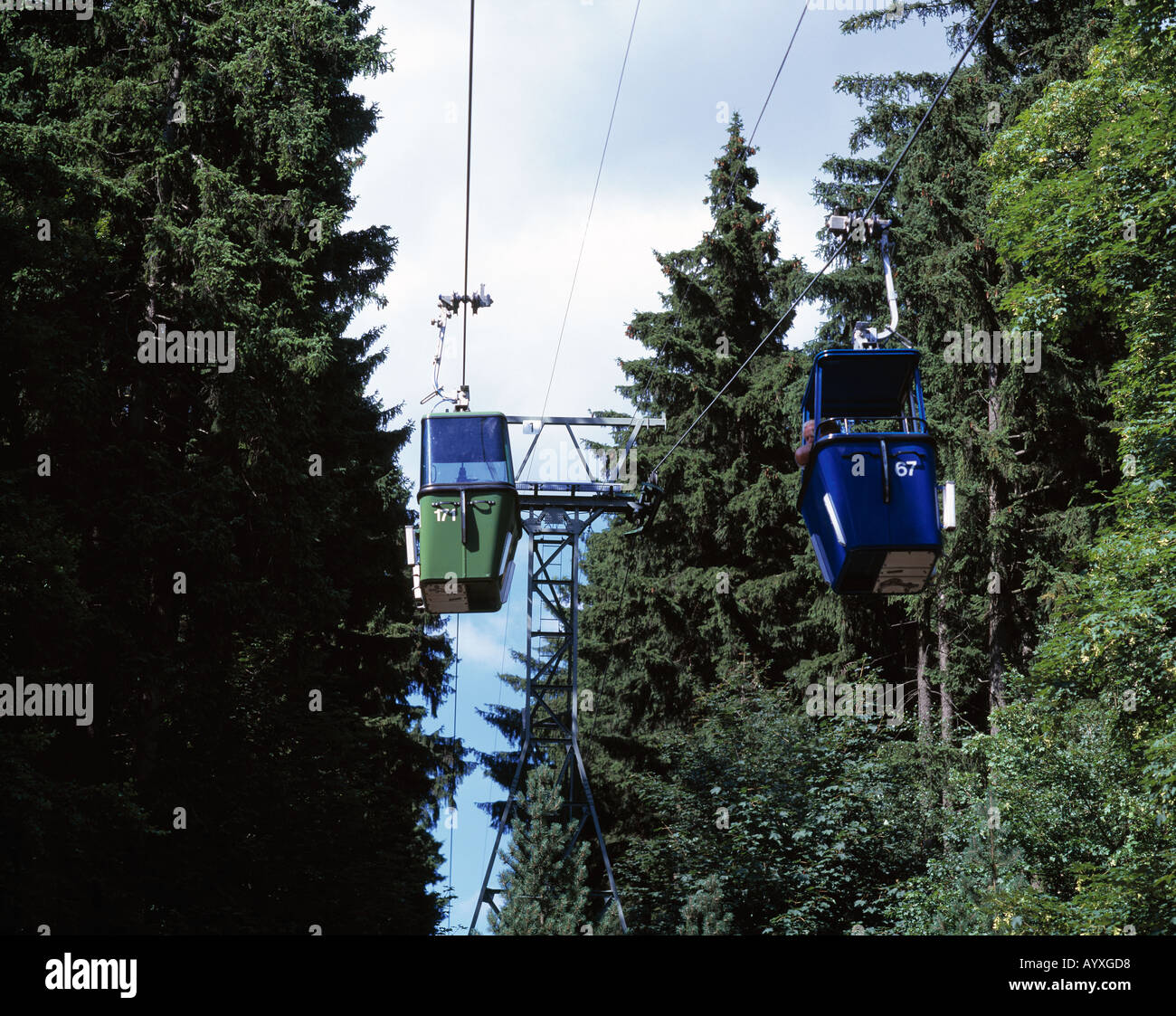 Wurmberg-Seilbahn, Kabinenseilbahn zum Wurmberg, Braunlage, Harz