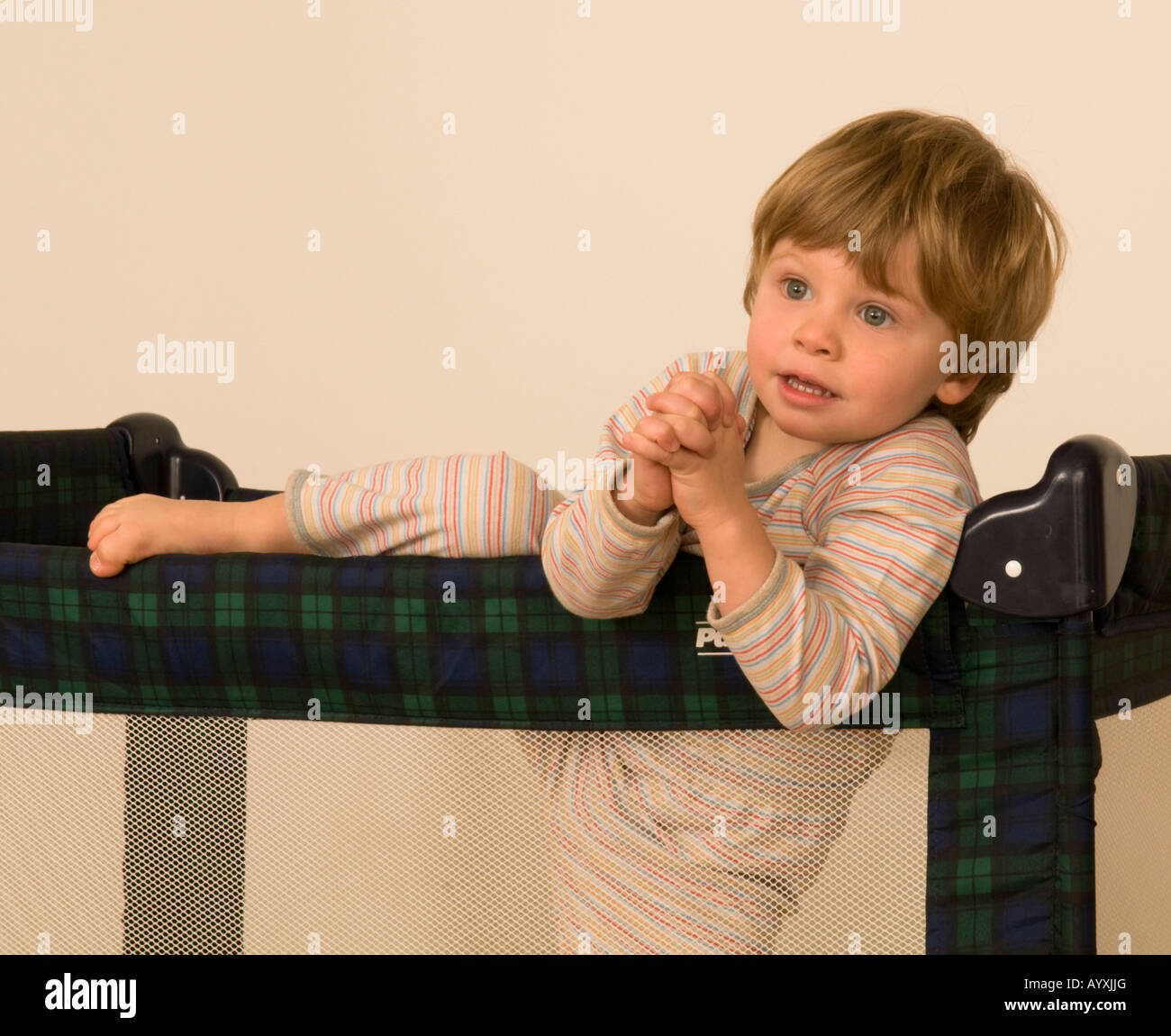 Toddler climbing bed hires stock photography and images Alamy