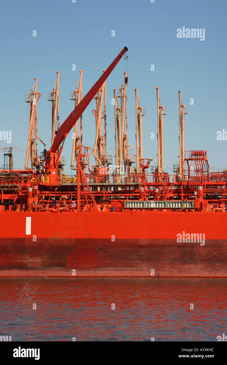Oil industry vessel in Buenos Aires Port Stock Photo Alamy