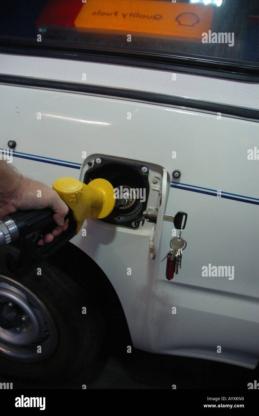 fill it her up Australia australian petrol station Stock Photo Alamy