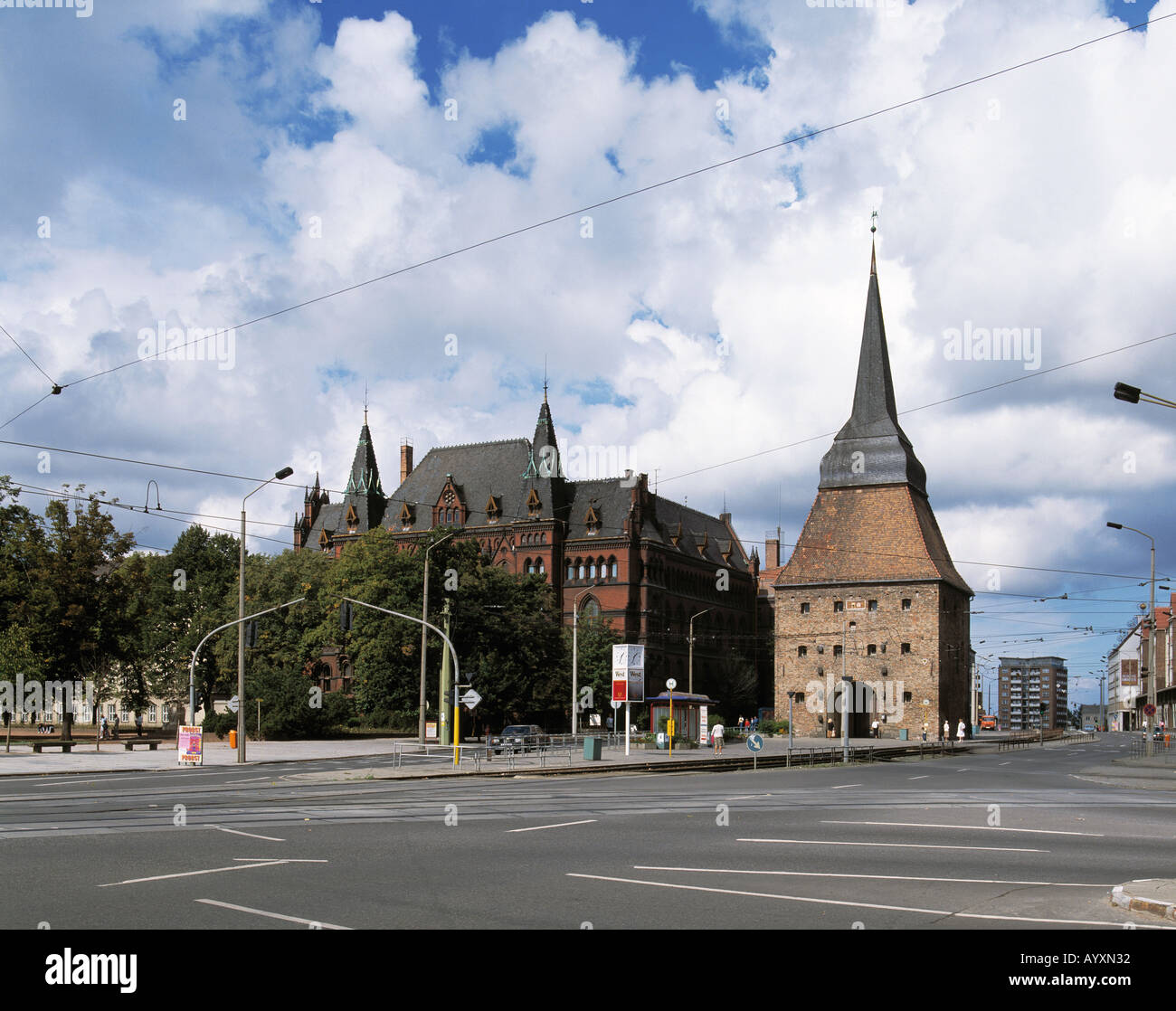 Stone Gate Rostock Steintor gate rostock germany hi-res stock photography and images - Alamy