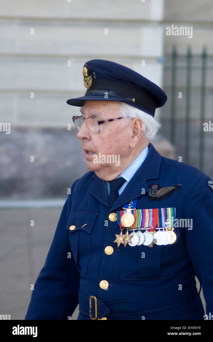 RAAF Officer in uniform Stock Photo - Alamy
