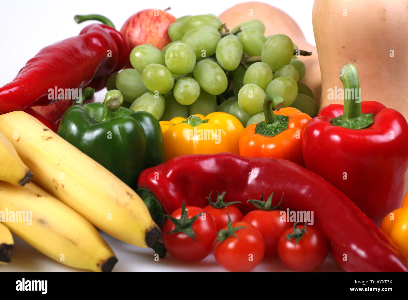 Fruit and Peppers Stock Photo Alamy