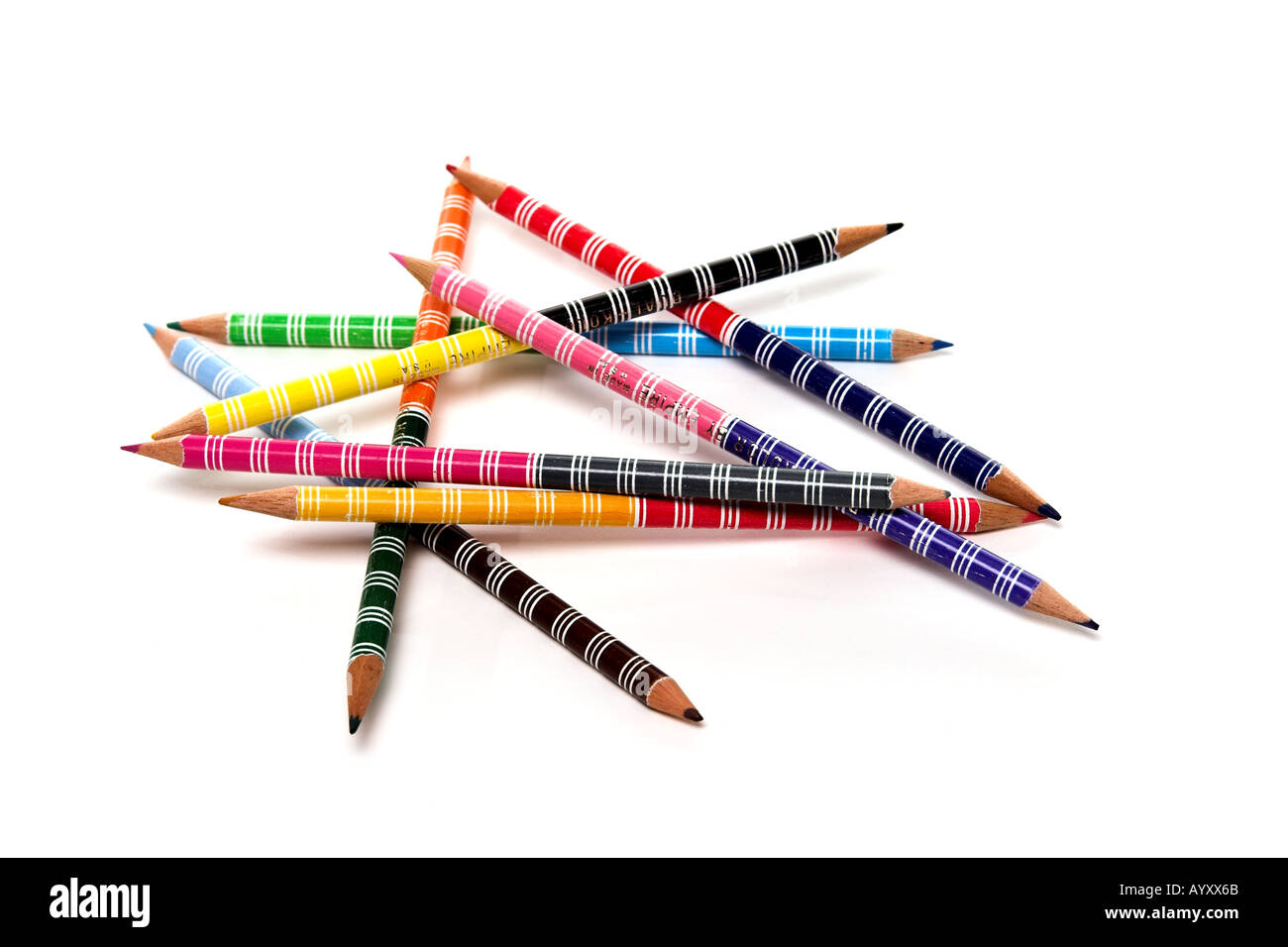 Colored Pencil Crayons Stock Photo Alamy