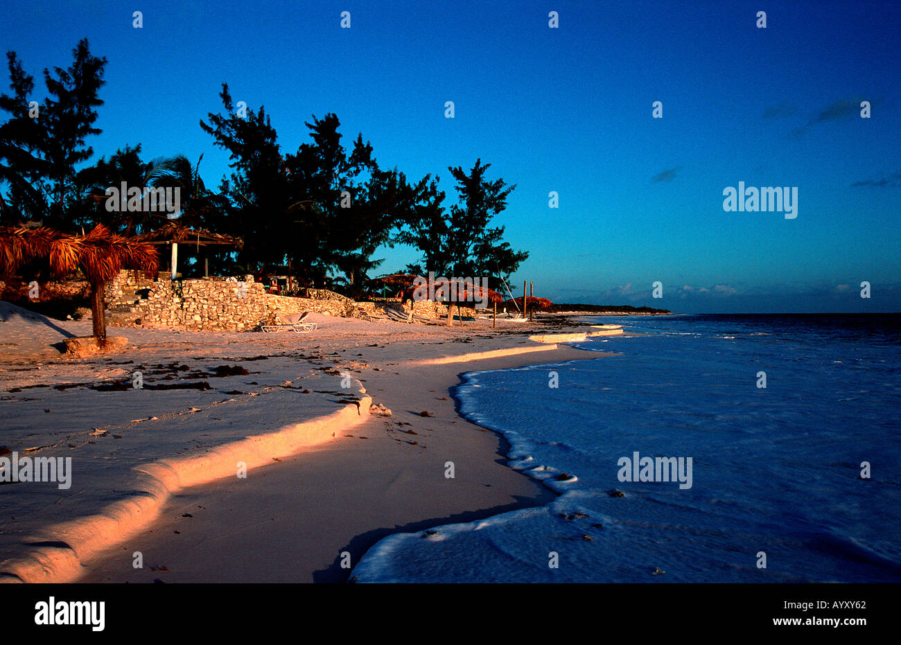 waves on the beach Bahamas Cat Island Stock Photo Alamy