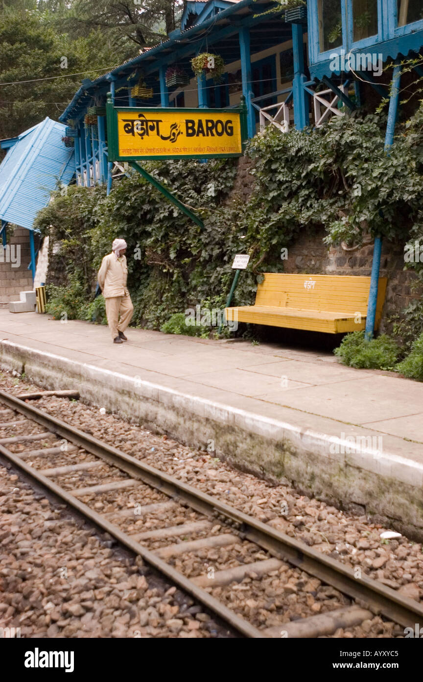 Barog station Famous Shimla Kalka Toy Train Himachal Pradesh India