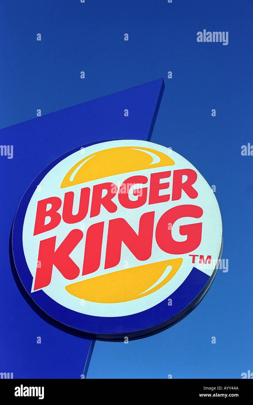 Burger King sign Stock Photo