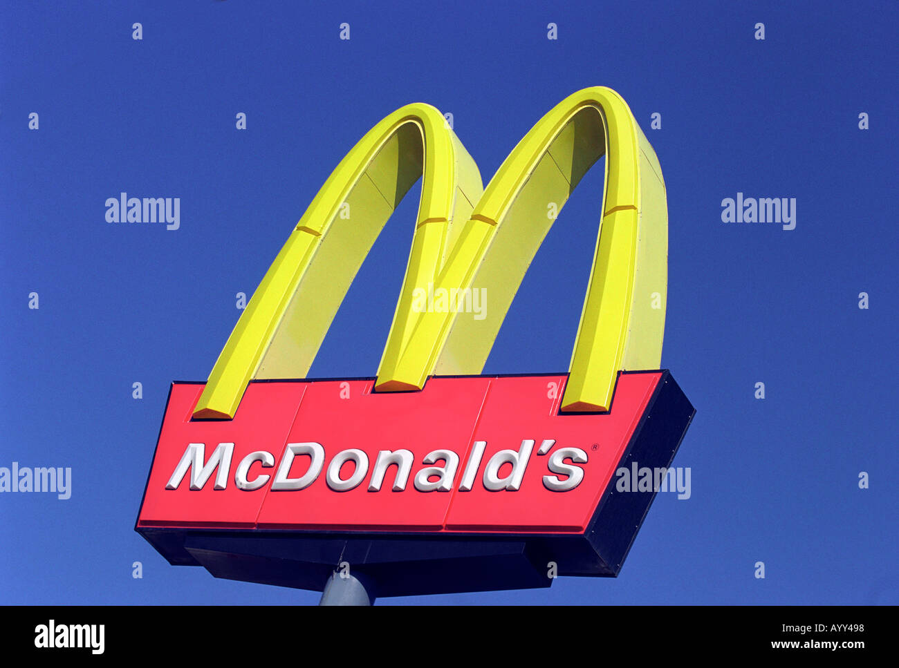McDonald s sign Stock Photo - Alamy