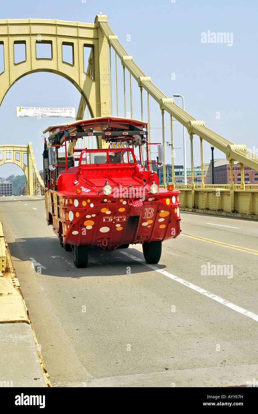 Duck Tours In Pittsburgh Pennsylvania Stock Photo Alamy
