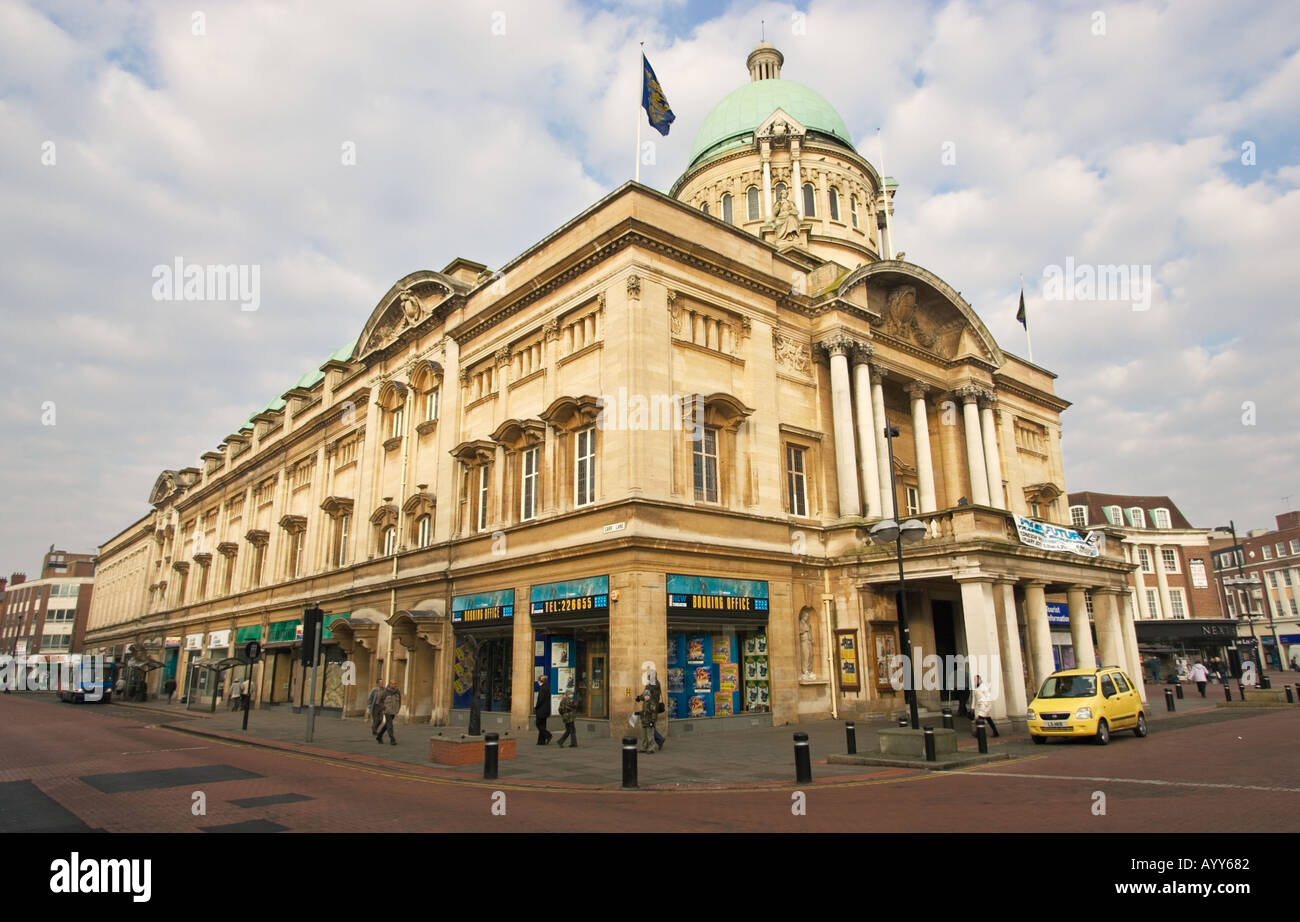 City Hall and shops in Victoria Square, Hull, East Yorkshire, England, UK Stock Photo Alamy