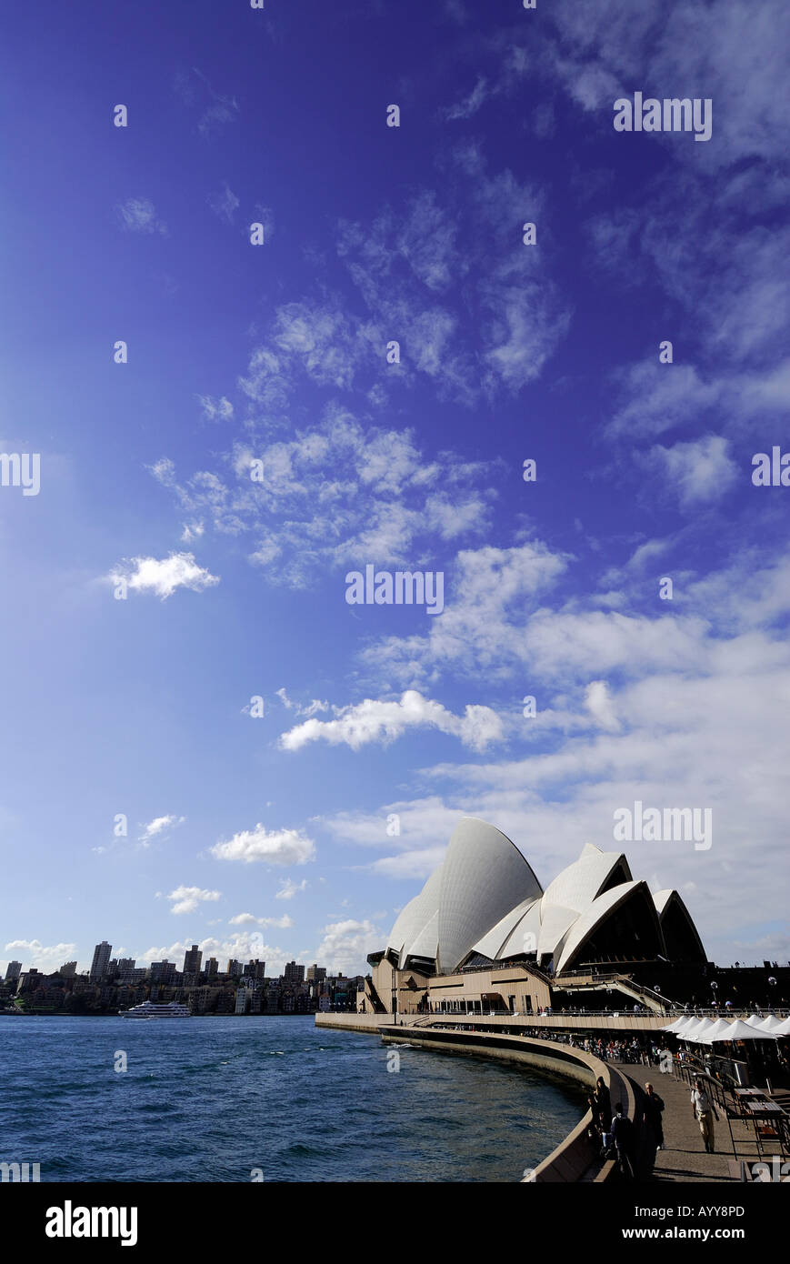 sydney operahouse and the pier Stock Photo