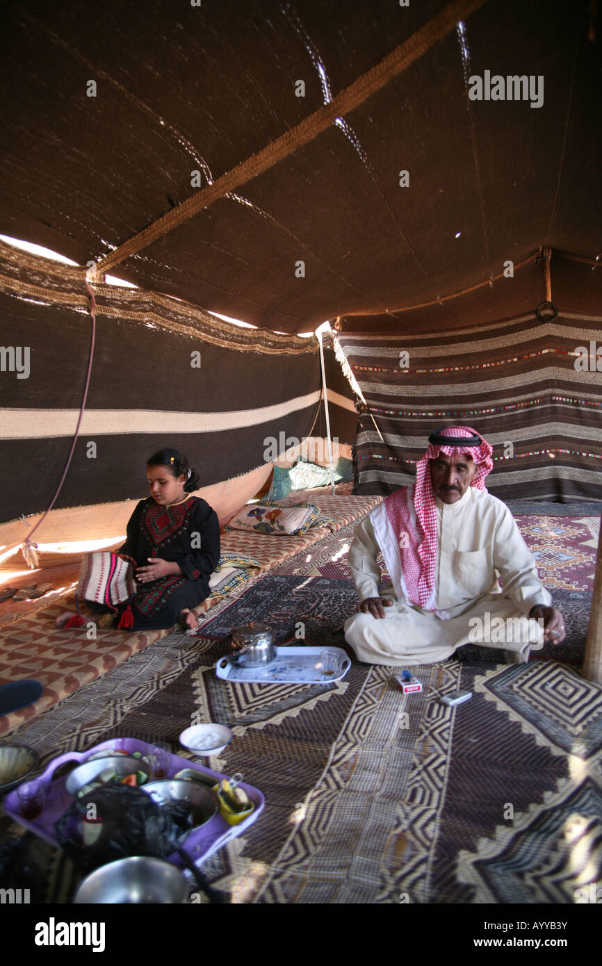 Jordan bedouin tent interior hi-res stock photography and images - Alamy