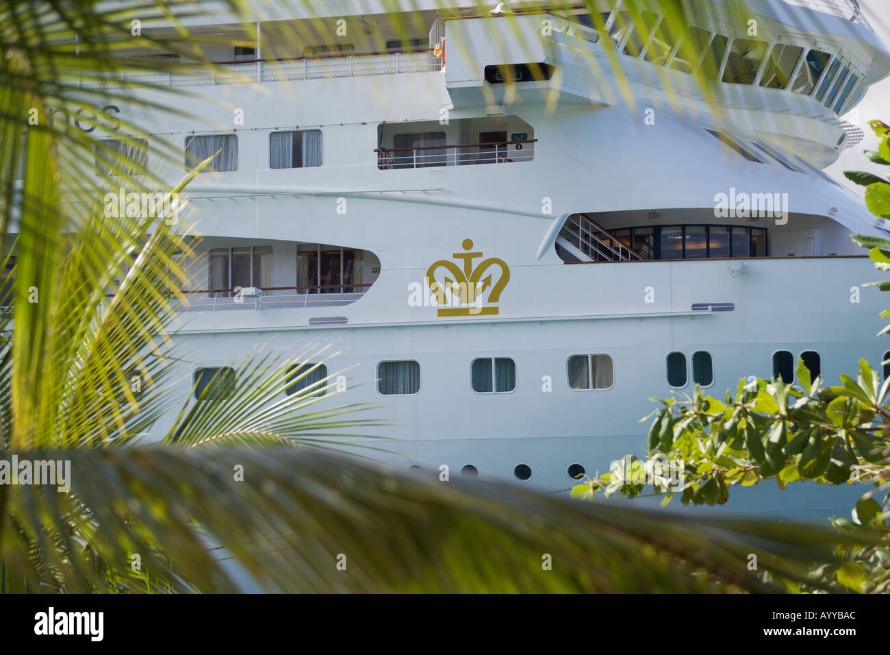 Braemar Cruise Ship Caribbean Stock Photo Alamy
