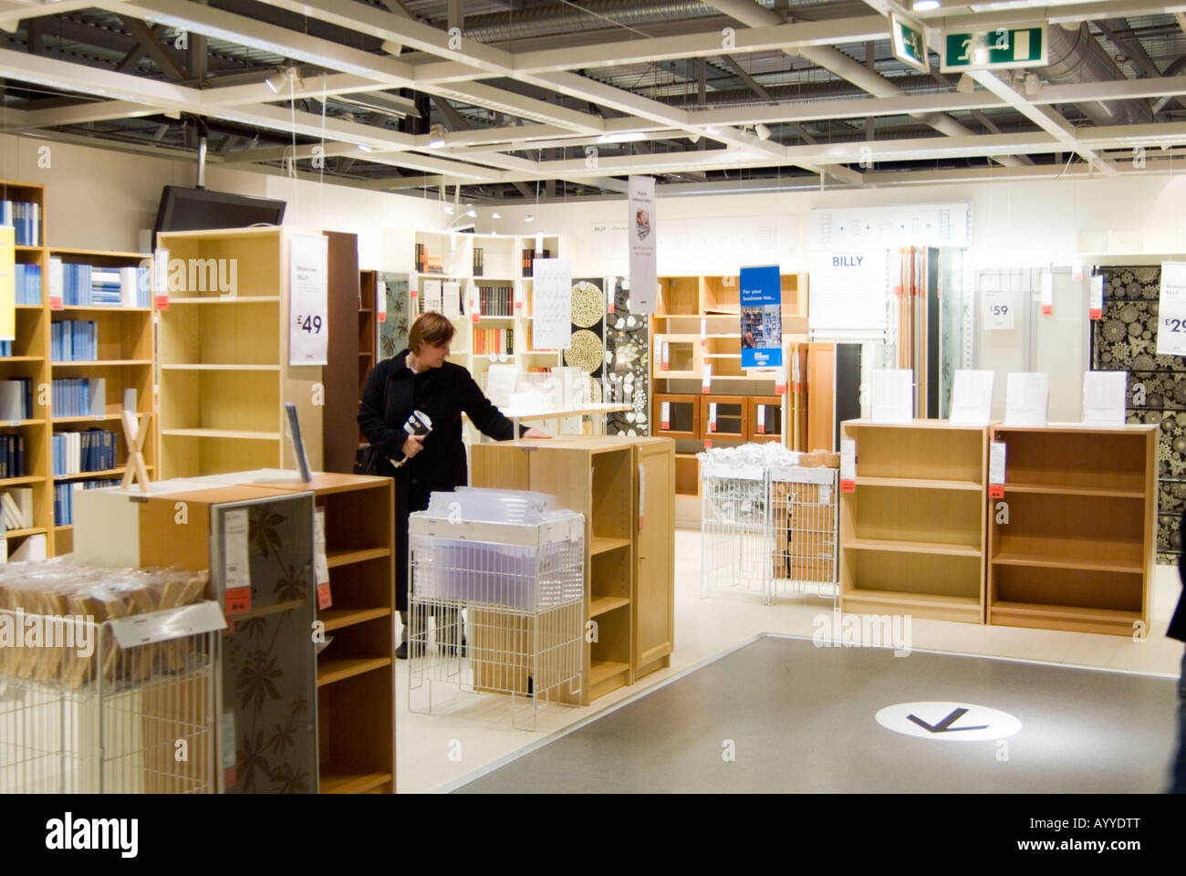 Home furnishing display at Ikea England UK Stock Photo Alamy