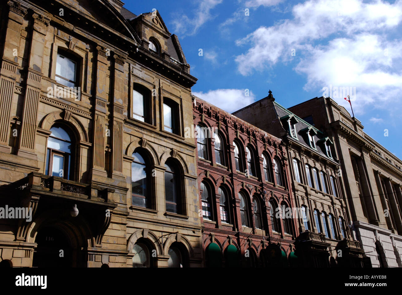 Prince William Street Saint John New Brunswick Canada Stock Photo Alamy