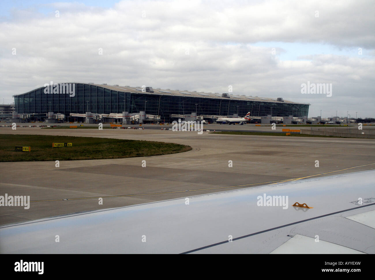 Terminal 5, Heathrow Airport, London Stock Photo