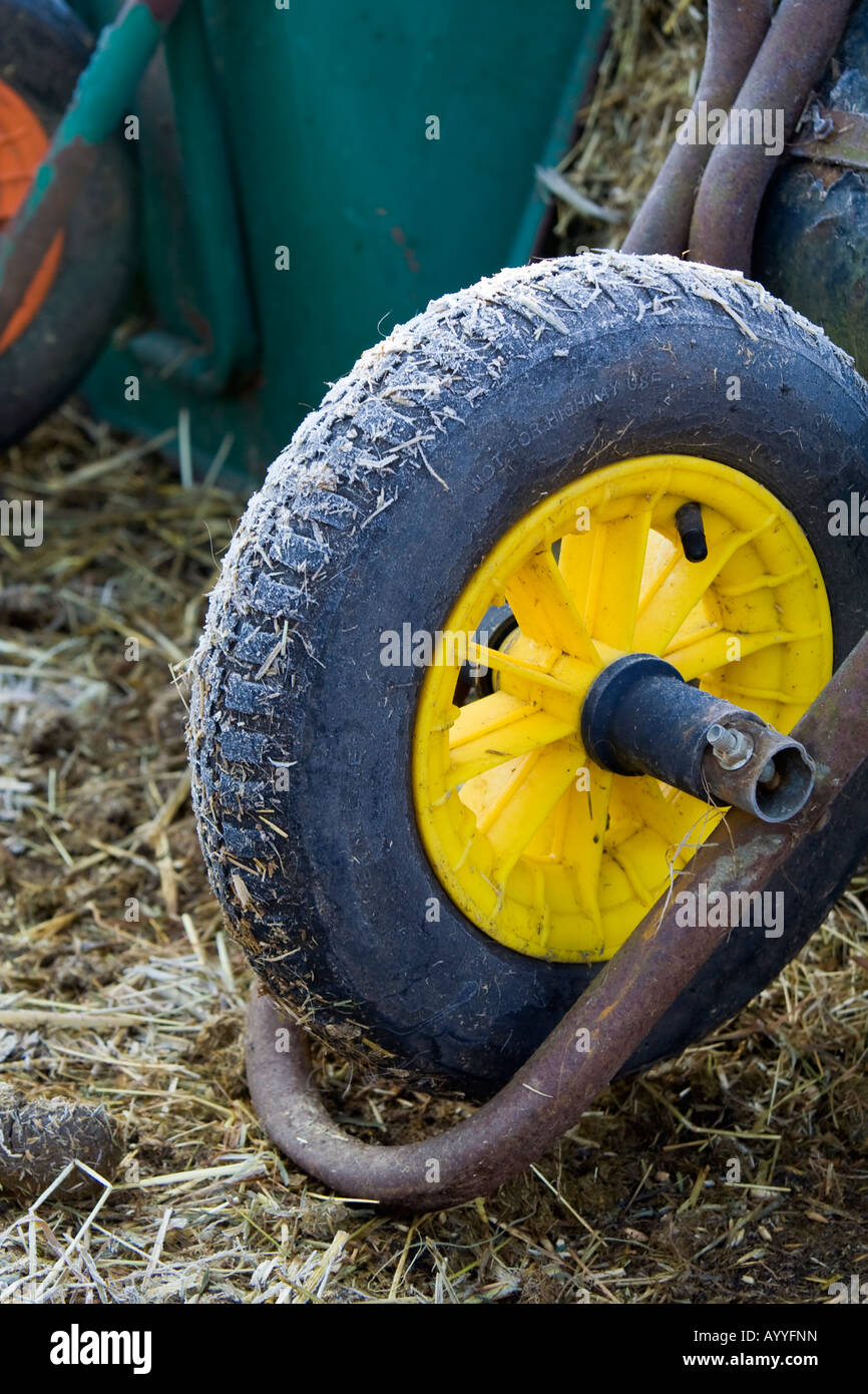 A close-up of a wheelbarrow, UK. Stock Photo