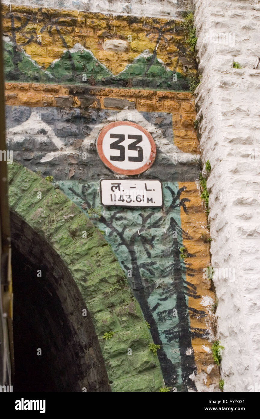 Barog 33 tunnel Famous Shimla Kalka Toy Train Himachal Pradesh India