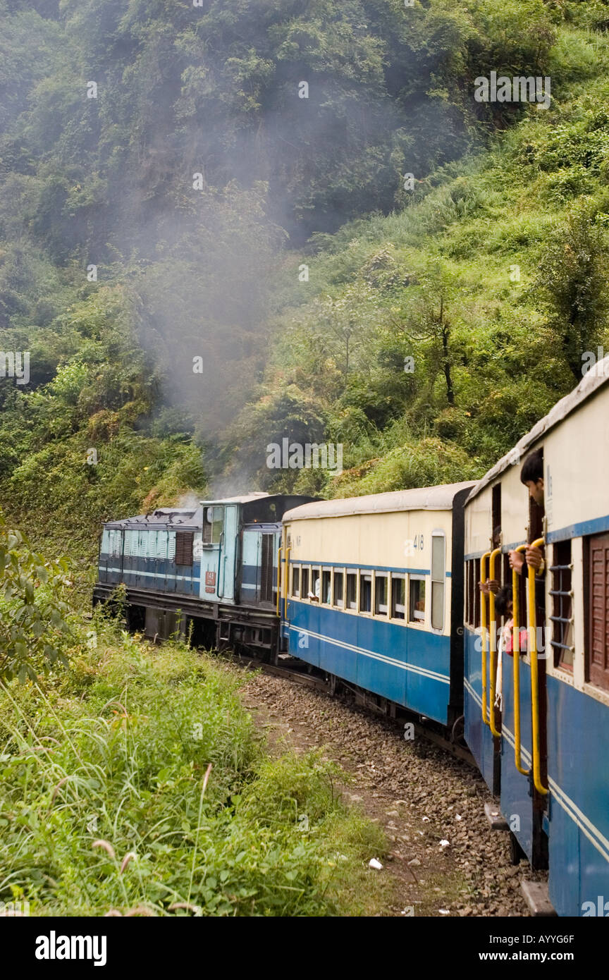 Famous Shimla Kalka Toy Train Himachal Pradesh India Stock Photo Alamy