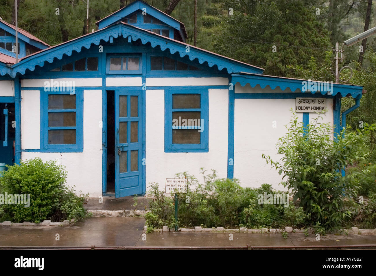 Barog station Famous Shimla Kalka Toy Train Himachal Pradesh India