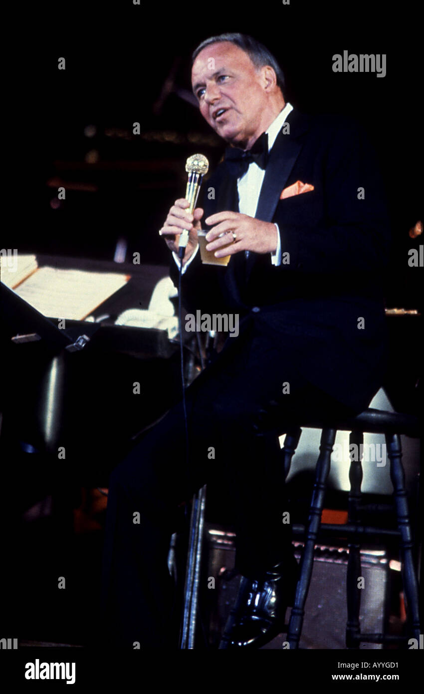 FRANK SINATRA about 1969 Stock Photo
