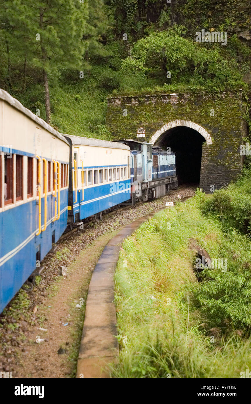 Famous Shimla Kalka Toy Train Himachal Pradesh India Stock Photo
